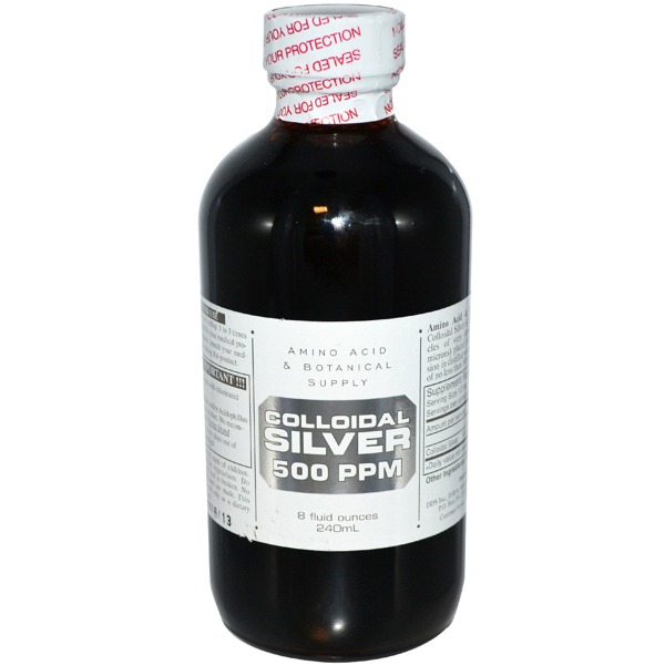 1Source Amino Acid & Botanical Supply Colloidal Silver 500 Ppm