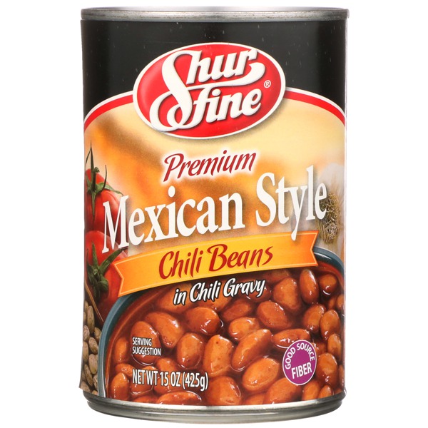 1Source Shurfine PREMIUM MEXICAN STYLE CHILI BEANS IN GRAVY