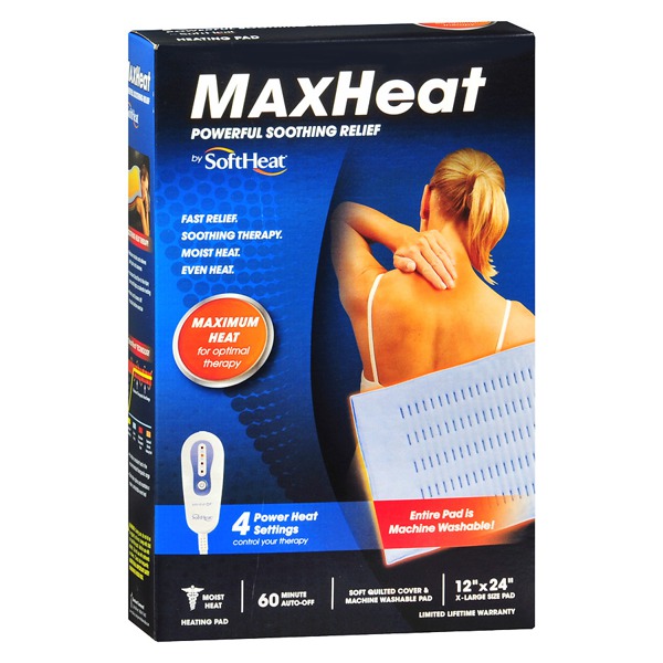1Source Softheat Soothing Therapy Heating Pad, Moist Or Dry (King Size)
