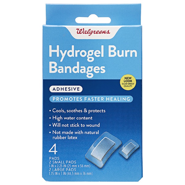 1Source Walgreens Adhesive Hydrogel Burn Pad Combo Pack