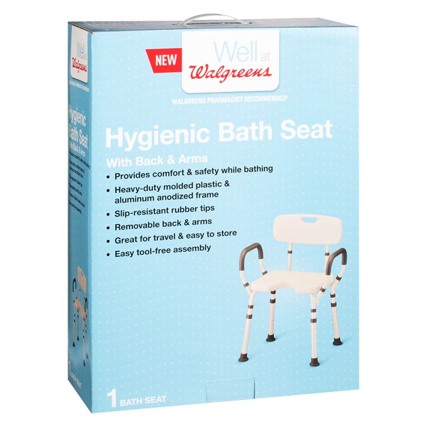 1Source Walgreens Bath Seat With Arms & Back