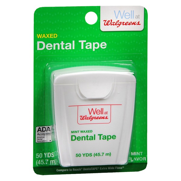 1Source Walgreens Dental Tape, Waxed Mint