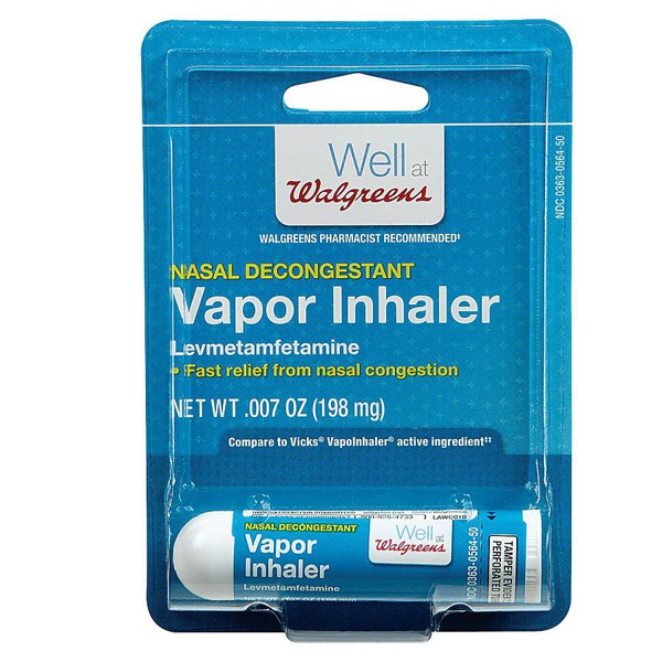 1Source Walgreens Nasal Decongestant Vapor Inhaler